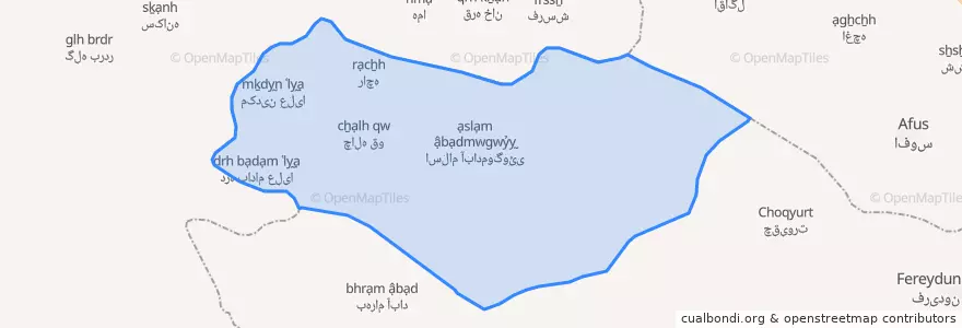 Mapa de ubicacion de پشتکوه موگوئی.