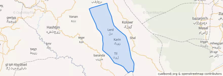 Mapa de ubicacion de پلنگا.
