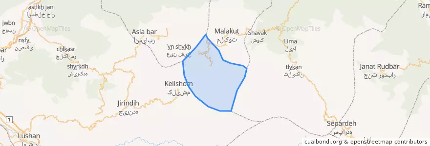 Mapa de ubicacion de پیرکوه.