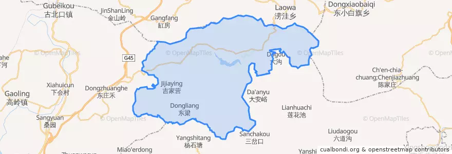 Mapa de ubicacion de 新城子镇.