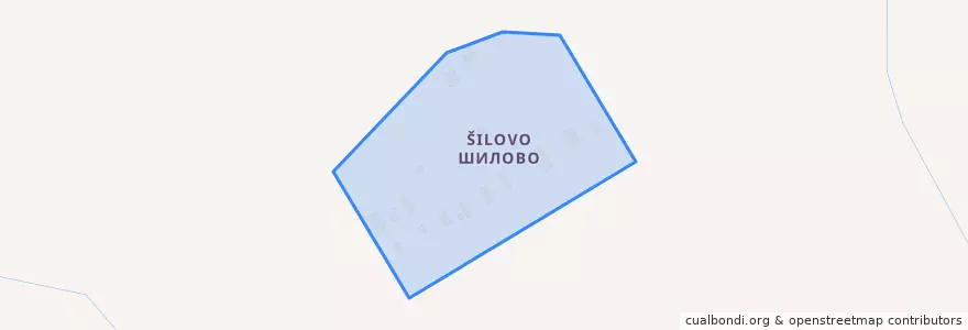 Mapa de ubicacion de Шилово.