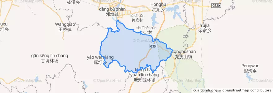 Mapa de ubicacion de Maquan.