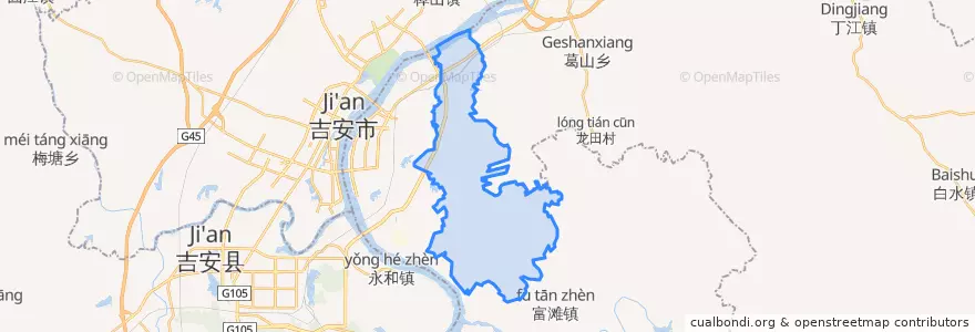 Mapa de ubicacion de 天玉镇.