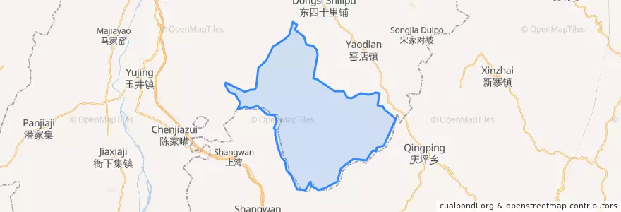Mapa de ubicacion de 康家集乡.