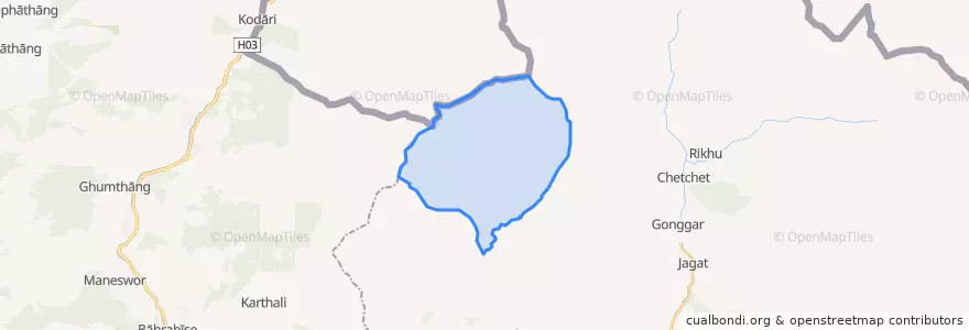 Mapa de ubicacion de Alampu.