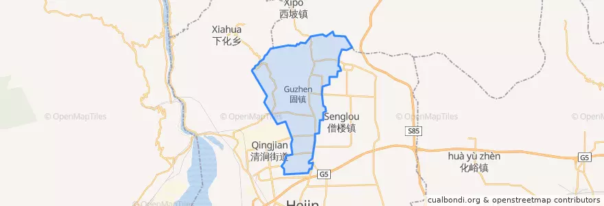 Mapa de ubicacion de Fancun.
