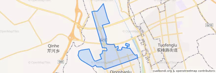 Mapa de ubicacion de Chongwenlu.