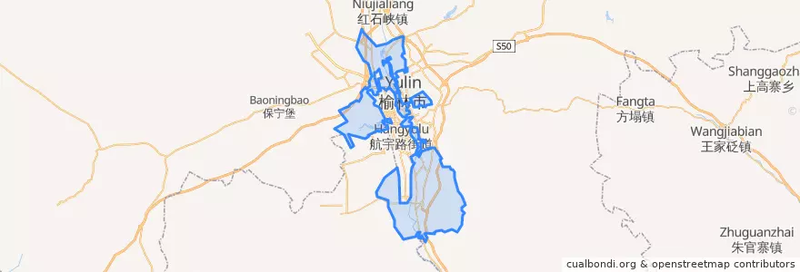 Mapa de ubicacion de Yuyang.
