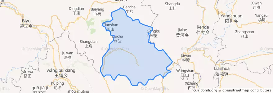 Mapa de ubicacion de 魏店镇.