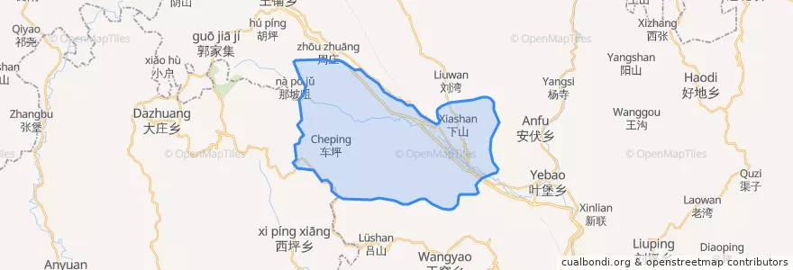 Mapa de ubicacion de Guojia.