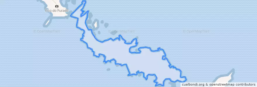 Mapa de ubicacion de Ilhéu da Cevada ou dos Desembarcadouros.