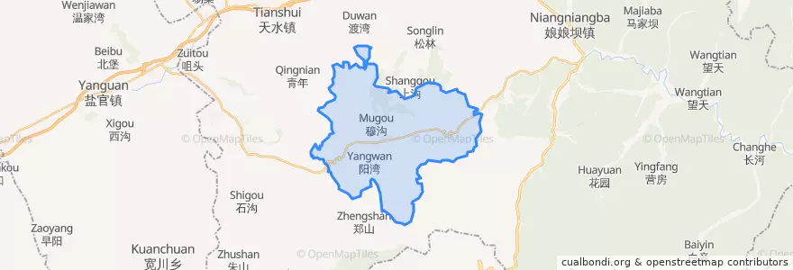 Mapa de ubicacion de 大门.