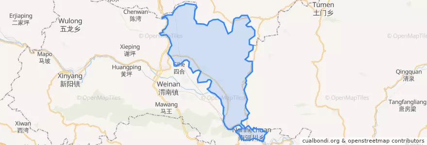 Mapa de ubicacion de Shifu.