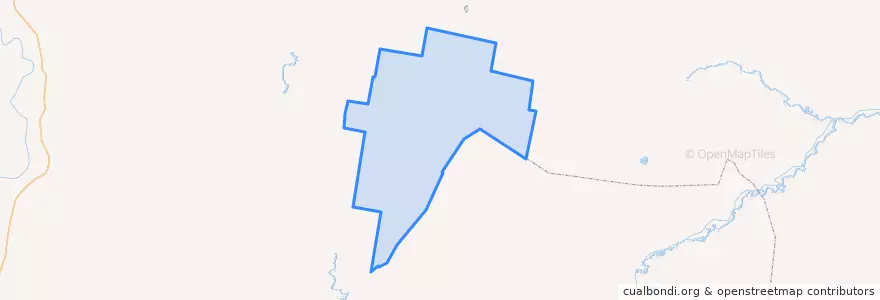 Mapa de ubicacion de сельское поселение Кажым.