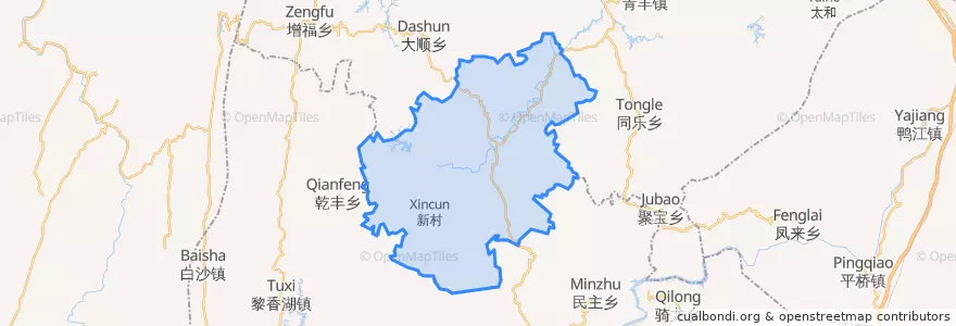 Mapa de ubicacion de 龙潭镇.