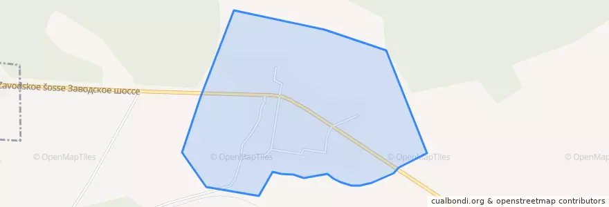 Mapa de ubicacion de Северный посёлок.
