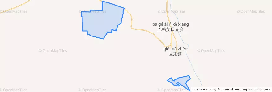 Mapa de ubicacion de 兵团三十七团.