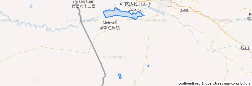 Mapa de ubicacion de 六十八团.