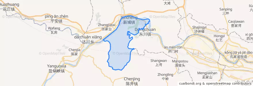 Mapa de ubicacion de 新城镇.