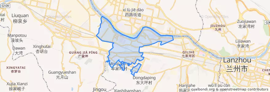 Mapa de ubicacion de 秀川街道.