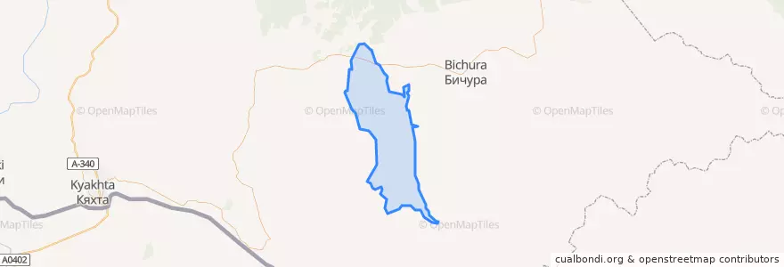 Mapa de ubicacion de Еланское сельское поселение.