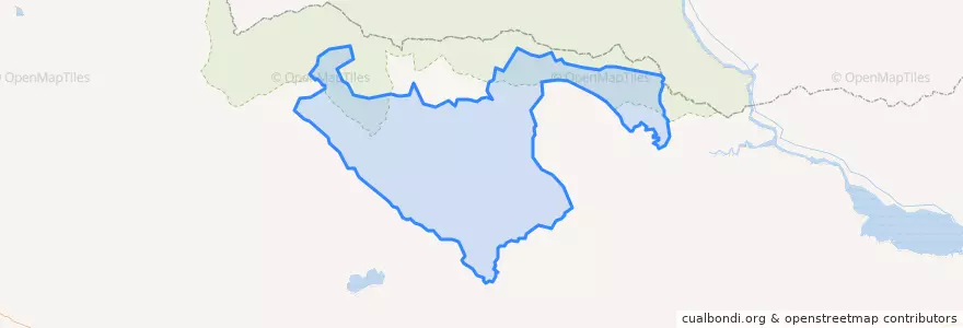 Mapa de ubicacion de Ишкинский сумон.