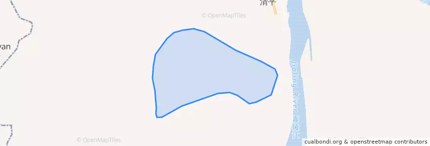 Mapa de ubicacion de 四川重庆边界.