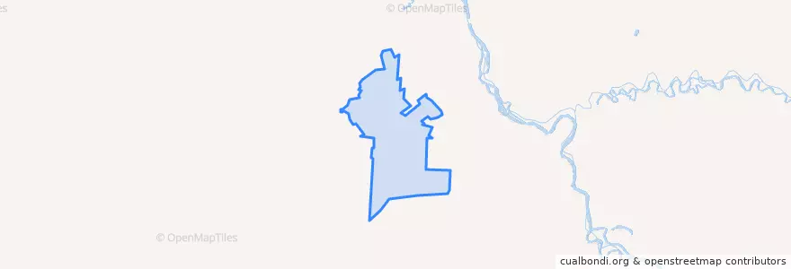 Mapa de ubicacion de Подгорнское сельское поселение.
