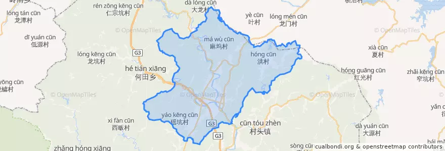Mapa de ubicacion de 马金镇.