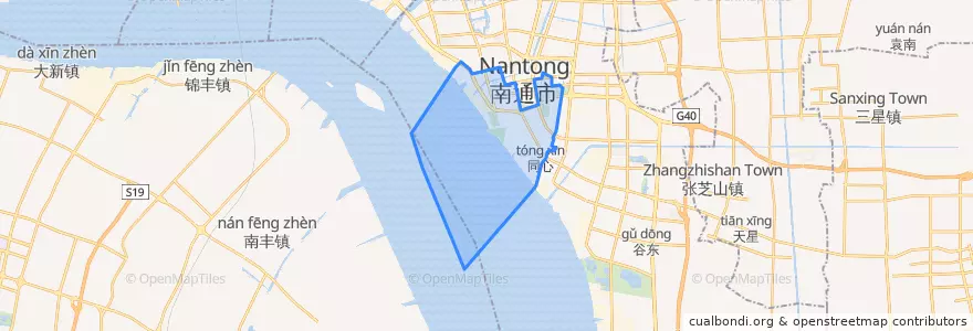 Mapa de ubicacion de 狼山镇街道.