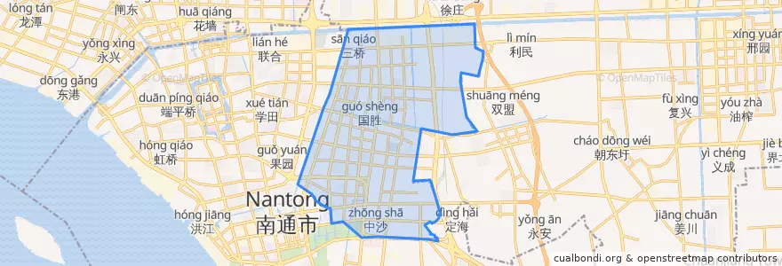 Mapa de ubicacion de 观音山街道.