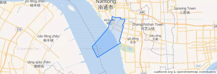 Mapa de ubicacion de 中兴街道.