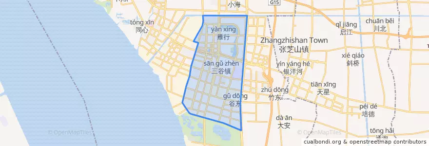 Mapa de ubicacion de 新开街道.