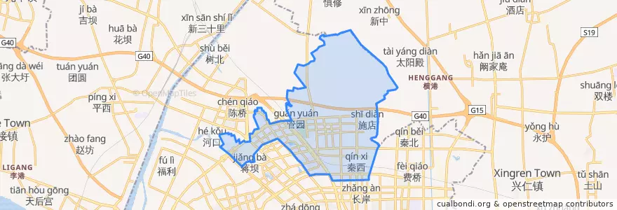 Mapa de ubicacion de 幸福街道.