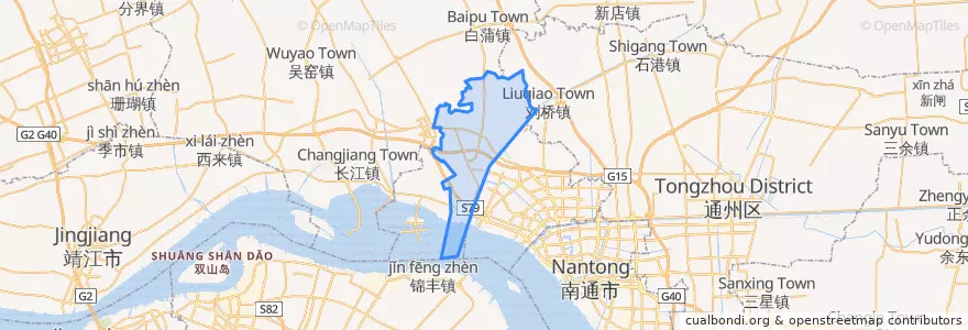 Mapa de ubicacion de 平潮镇.