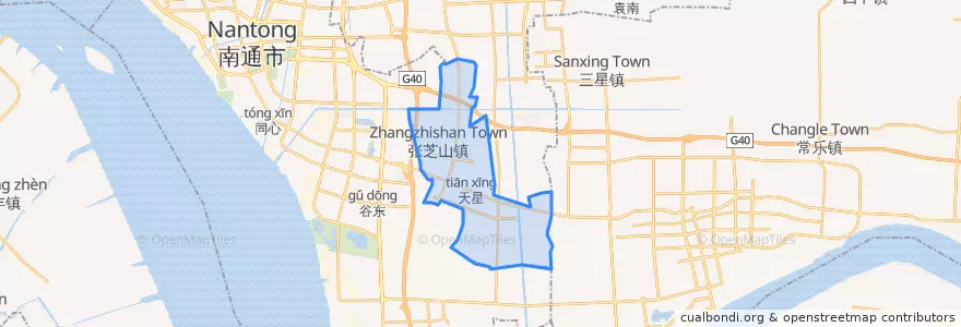 Mapa de ubicacion de 张芝山镇.