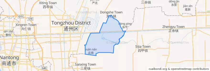 Mapa de ubicacion de 二甲镇.