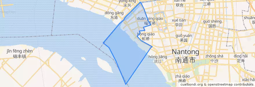 Mapa de ubicacion de 任港街道.