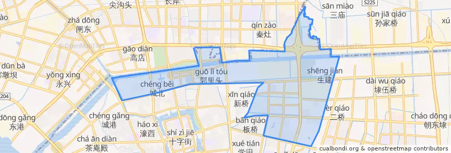 Mapa de ubicacion de 钟秀街道.