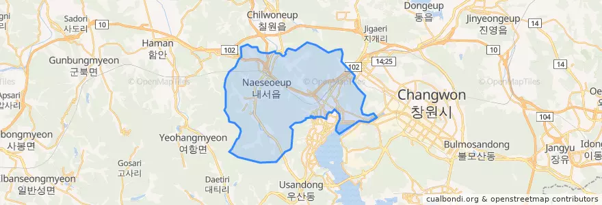 Mapa de ubicacion de 馬山會原區.