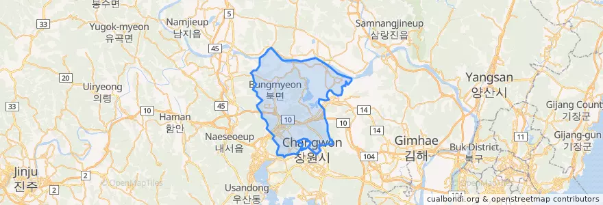 Mapa de ubicacion de 義昌區.