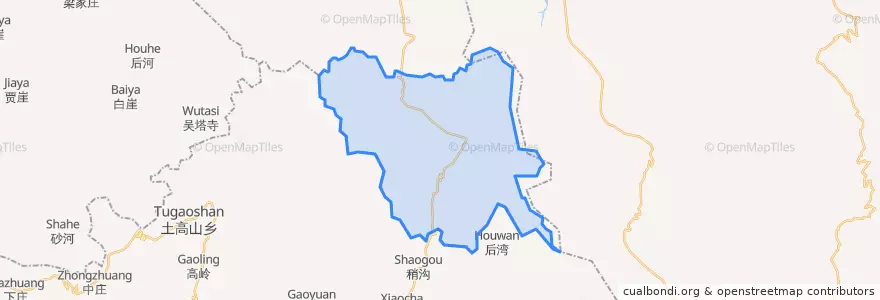 Mapa de ubicacion de Fuxing Township.