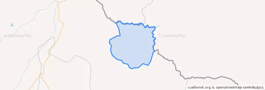 Mapa de ubicacion de Хүдэр.