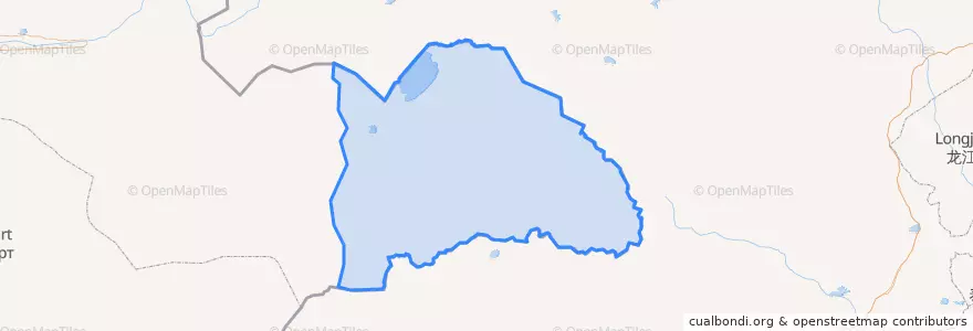 Mapa de ubicacion de Халхгол.