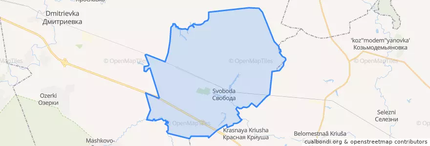 Mapa de ubicacion de Сабуро-Покровский сельсовет.