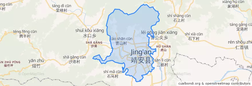Mapa de ubicacion de 双溪镇.