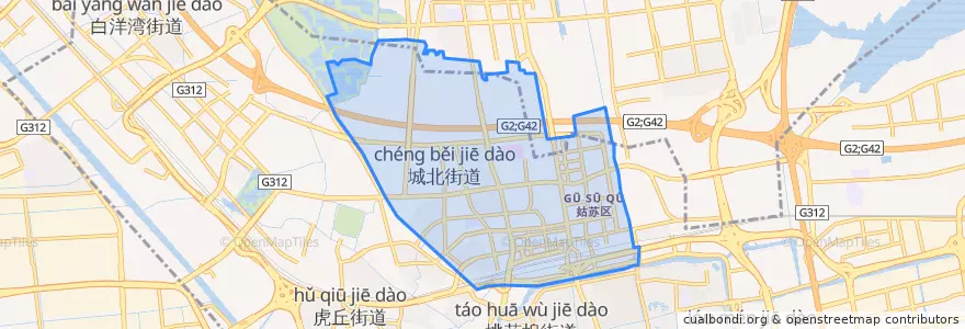 Mapa de ubicacion de 苏锦街道.