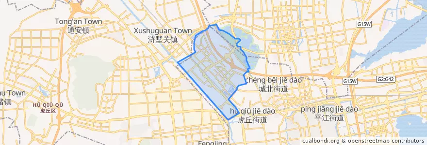 Mapa de ubicacion de 白洋湾街道.