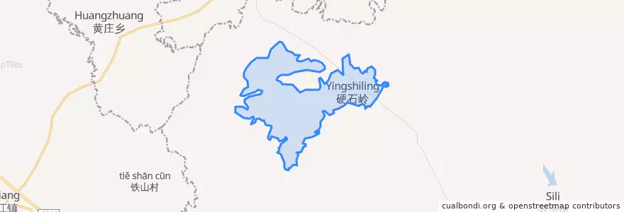 Mapa de ubicacion de 塔桥园艺场.