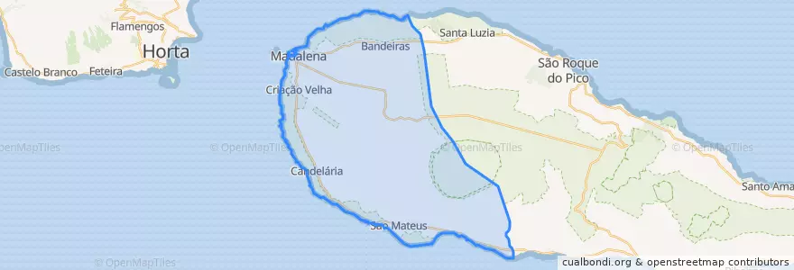 Mapa de ubicacion de Madalena.